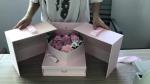 BIRTHDAY SET LUXE HEART SHAPE INVIT ROSE FLOWER JEWELRI WHOLESALE BROCHURE