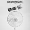Buy cheap 16000mAh Portable Folding Fan LED Light Desktop Telescopic Electric Fan from wholesalers