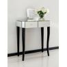 Buy cheap Popular Mirrored Vanity Desk , Black Wooden Mirrored Dressing Table With Drawers from wholesalers