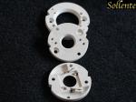 Beryllium Copper Nickel Plated COB LED Holder White Color 35mm Diameter