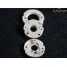 Buy cheap Beryllium Copper Nickel Plated COB LED Holder White Color 35mm Diameter from wholesalers