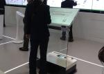 30 inch Touch Foil Film holographic projector kiosk touch screen kiosk tempered