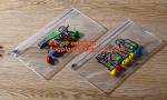 clear pvc pencil bag/k plastic clear pvc pencil case/custom color plastic pencil