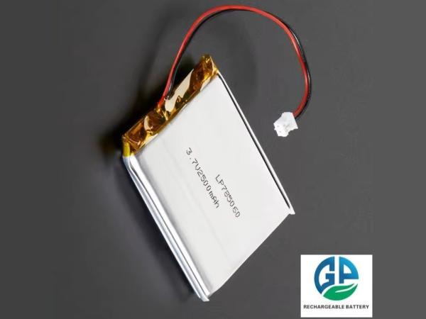 KC Lithium Polymer Battery Packs 3.7v 2500mah Li Ion Rechargeable Battery 785060