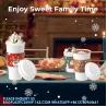 Buy cheap Christmas Paper Coffee Cups With Sleeves Lids 12 Oz Xmas Disposable Party Cup Christmas Tree Hot Cocoa Cups from wholesalers