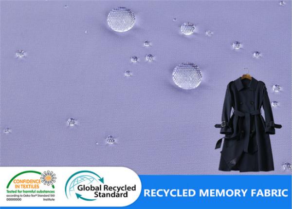 Buy cheap 75D*150D Recycled PET Memory Fabric For Winter Jacket from wholesalers