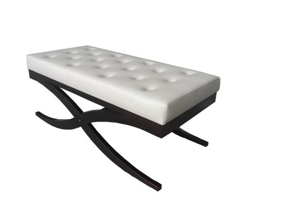 Buy cheap X shape blind tufted pu/leather upholstery bench,bed end bench for hotel bedroom,soft seating for hotel bedroom from wholesalers