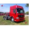 Buy cheap New HOWO Heavy Duty 6x4 Blue/Red 336/371HP Tractor Truck from wholesalers