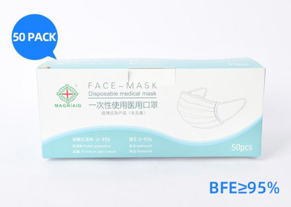 Buy cheap Protection Disposable Mouth Mask Non Woven Face Mask Anti Pollution from wholesalers