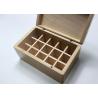 Buy cheap 15 Slots Solid Wooden Essential Oil Storage Box, China Wooden Crate Gift Box Distributor from wholesalers