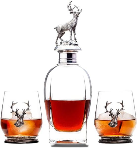 Buy cheap Bar Party 24oz Whisky Empty Glass Wine Bottles With Glass Tumbler from wholesalers