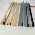 Foshan Stainless Steel Tile Trim Rose Gold U Profile Hot Sale 304/316 Grade Tile
