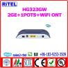 Buy cheap HG323GW 2GE+1POTS+WiFi GPON ONT from wholesalers