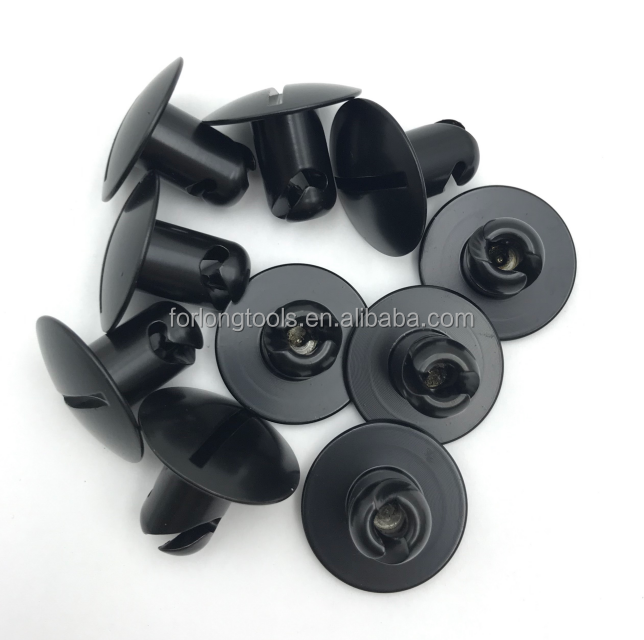 Universal Sprint Car Aluminum 1/4 Quarter Turn Dzus Fastener 716" X.500" Large Head 1'' Inch Head Black Silver with 1