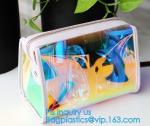 Bulk ladies travel pvc clear promotion make up bag, Toilet Towel Packaging