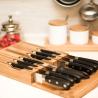 Buy cheap In-Drawer Kitchen Bamboo knife block Drawer Organizer and Holder from wholesalers