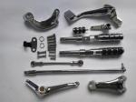 Motorcycle Forward Control Black Chrome For Harley Davidson