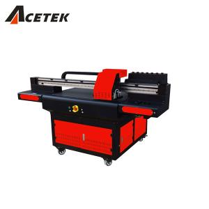 China 60*90cm UV Flatbed Printer , Digital Bottle Printer For Phone Case on sale