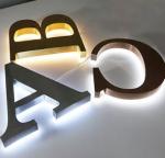 White Affordable Outdoor Sign Advertising Acrylic Signage for Lighting Up Mini