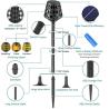 Buy cheap 2000mAh 117PCS LED Flickering Flame Solar Garden Lights from wholesalers