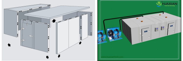 China Sale Commercial Refrigeration and Freezing Walk in Cooler Freezer Cold Room