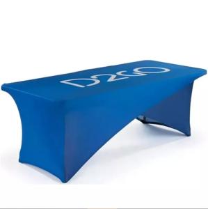 Wholesale 250G Polyester Pop Up Trade Show Table Throw  Table Cover Cloth With Logo ODM from china suppliers