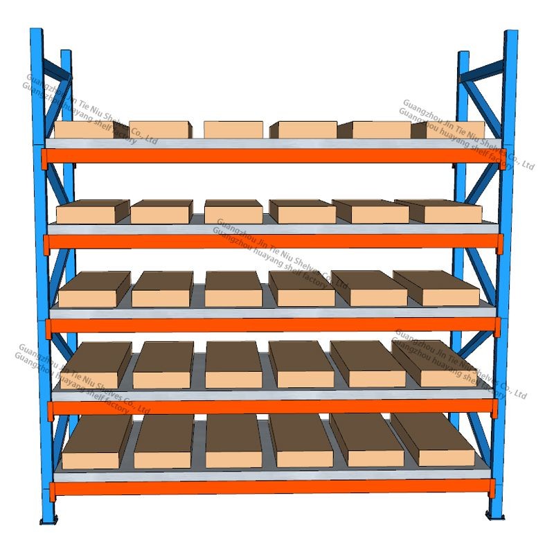 Customized Size Narrow Aisle Beam Racking Steel Metal Shelves