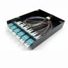 Buy cheap UPC APC SM MM MTP / MPO Fiber Optic Termination Box Rack Mount from wholesalers