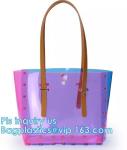 Leisure PVC Purple Handbag For Ladies, Promotional Handbags, Summer Beach Bag