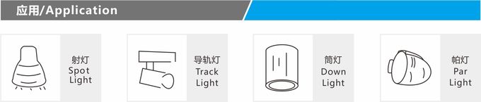 LM 80 Passed Smd Cob Led , High Brightness 3030 Smd Led Chip High Efficiency
