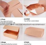 Custom Logo Personalised Brown Kraft Paper Verpackung Tear Strip Zipper