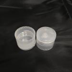 Round Transparent 24mm PP Plastic Flip Top Cap For Oil Snap Bottle