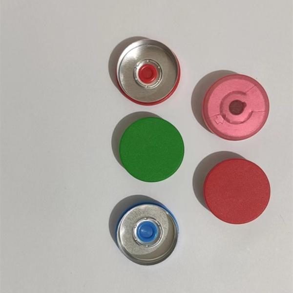 Buy cheap 20mm Aluminium Plastic Flip Off Tear Off Cap For Glass Bottle from wholesalers