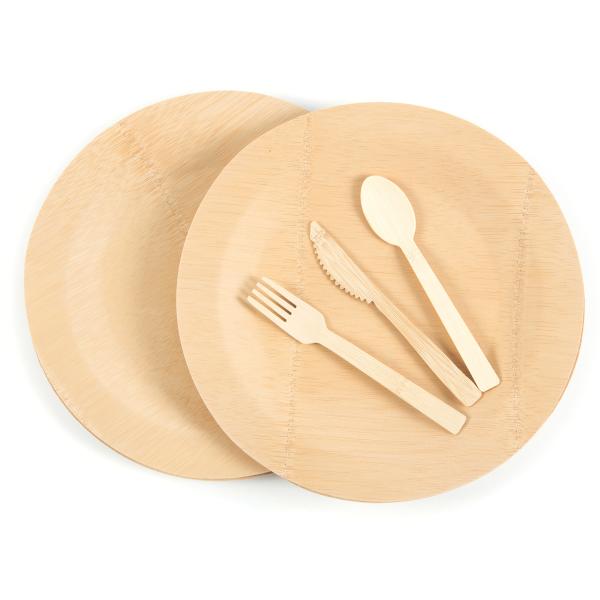 Buy cheap Disposable Square Bamboo Plate Food Decoration Party Plate from wholesalers