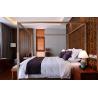 Buy cheap Customized Modern Hotel Bedroom Furniture / Bedroom Suites Solid Wood Material from wholesalers