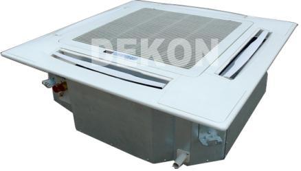 Water chilled ceiling concealed Cassette Fan coil units 2 tubes 600CFM-(FP-102CA