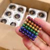 Buy cheap 5mm Colorful Gold Magnetic Balls Silver 216pcs Packing from wholesalers
