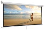 Matte White 100 Inch Projection Screen 4:3 Manual Projector Screen Pull Down
