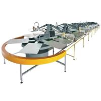 Buy cheap 10 Color 36 Station Oval Evolution Automatic Screen Printing Press with Dryer product