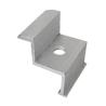 Buy cheap ISO9001 Aluminum Alloy Silver Solar Panel End Clamp High Temperature Resistance from wholesalers