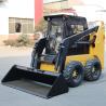 Buy cheap Mini Skid Steer Loader Yellow Bucket Capacity 0.5 M3 For Bulldozing from wholesalers