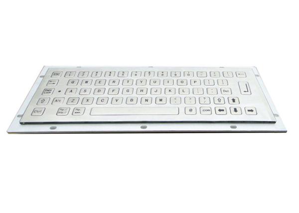 Buy cheap Compact IP65 Industrial Mini Keyboard 64 Keys Stainless Steel Brushed from wholesalers