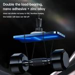 Metal Ambient Light Magsafe Car Mount Charger One Handed Easy Operation