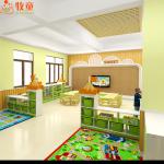 Pre school furniture sets daycare kids wooden table and chairs for classroom