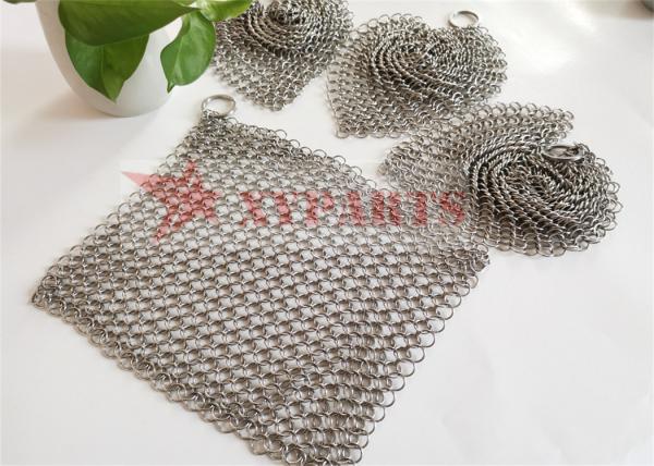 Buy cheap Small Ring 8 In Chainmail Scrubber Dishcloth Cookware from wholesalers