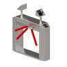 Buy cheap Automatic SUS304 Bidirectional Card Reader Entrance Barrier Gate from wholesalers