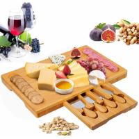 Buy cheap Large Premium Bamboo Cheeseboard For Charcuterie Wine Meat product