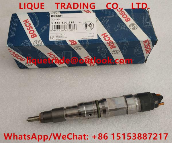 Buy cheap BOSCH Common rail injector 0445120218 , 0 445 120 218 for MAN 51101006125 , 51101006032 from wholesalers