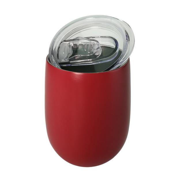Buy cheap 360ml 480ml Stainless Steel Mug With Lid , Coffee Insulated Mug Red Printing from wholesalers
