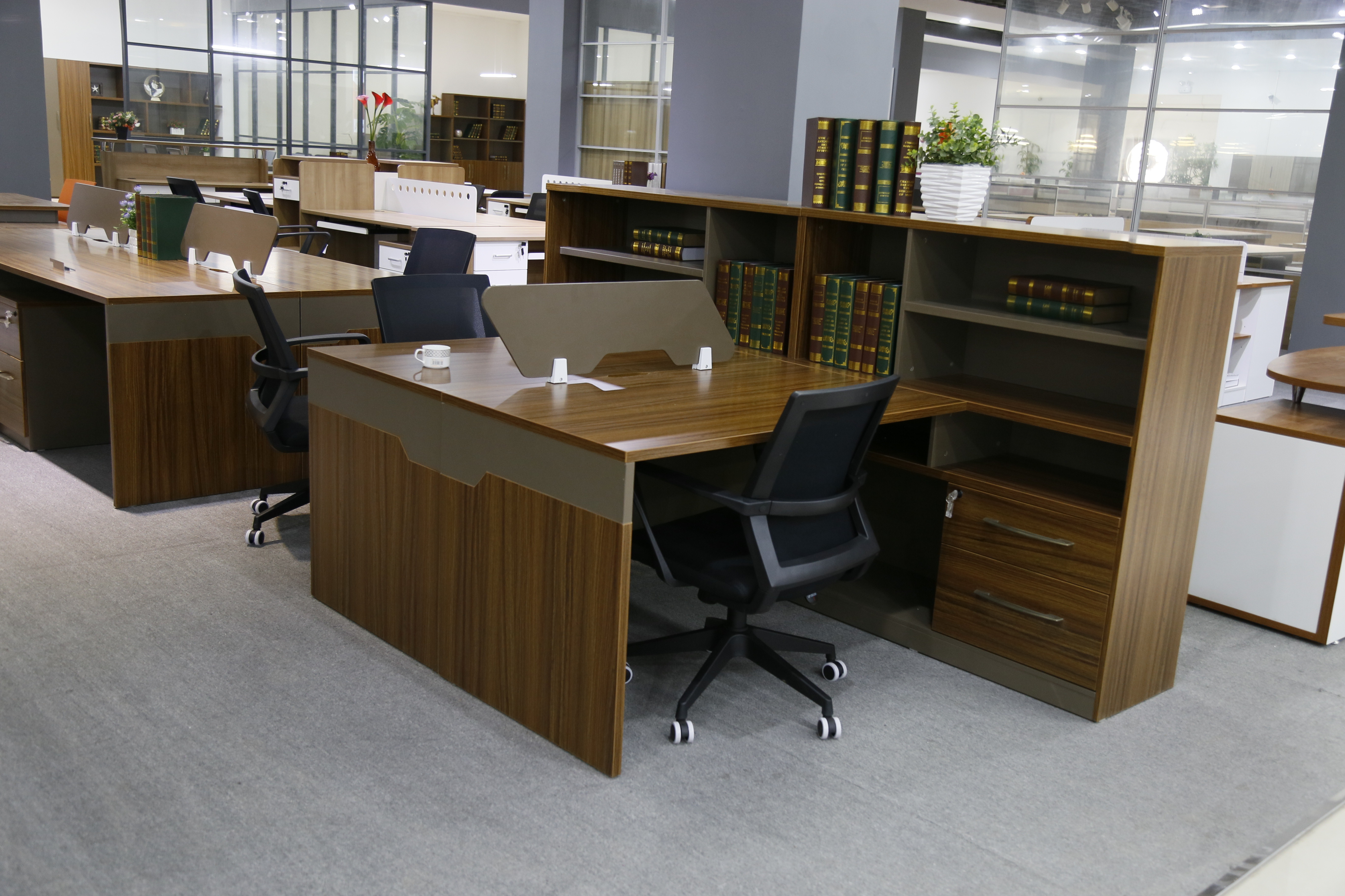 Simplify Panel Office Partition Workstation 1200mm Length Space Saving